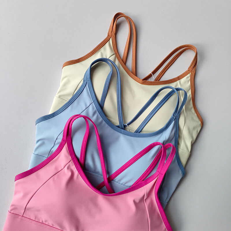 Dámska športová podprsenka s push-up efektom, fixovaná s výstelkou, podprsenka na jogu, spodná bielizeň, športové topy, podprsenky na aktivity, bežecká vesta, oblečenie do posilňovne