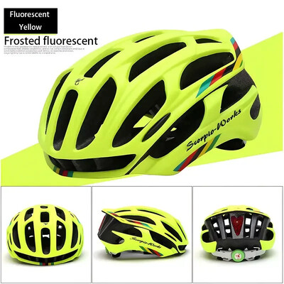 Zadná s LED prilbou Horská cyklistická prilba Pretekárska jazdecká cyklistická prilba Ultraľahká cyklistická aero prilba Profesionálna cyklistická prilba