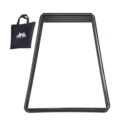 1 ks Skladací stojan na chladiaci box na kempovanie, vonkajší držiak na piknikové nádoby, police, kovový prenosný skladací stojan, stojan na ľad