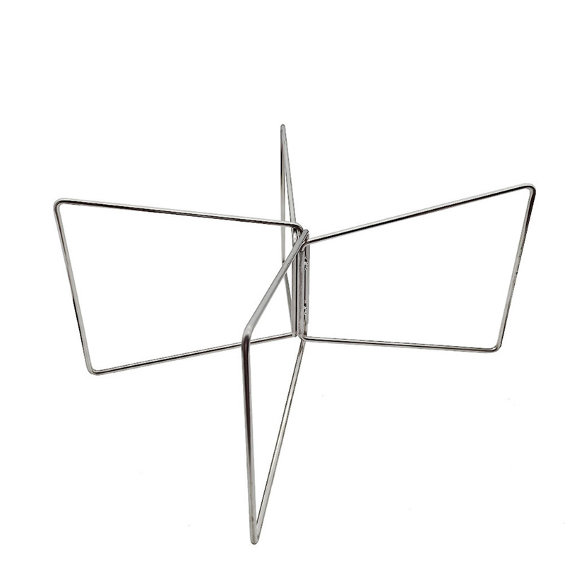 1 ks Skladací stojan na chladiaci box na kempovanie, vonkajší držiak na piknikové nádoby, police, kovový prenosný skladací stojan, stojan na ľad