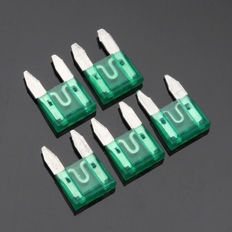 60 vnt. 5A 10A 20A 25A 30A automobilinis saugiklis Automobilio saugiklis Standartinis asortimento rinkinys, naudojamas mažam automobiliui