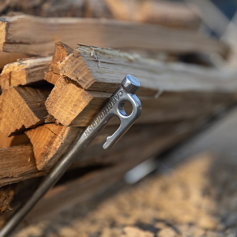 Σκηνή κάμπινγκ Stake από ανοξείδωτο ατσάλι βαρέως τύπου μανταλάκια με γάντζο Μικρό εργαλείο 20/26/30/35/40cm για κουβούκλιο σκηνής κάμπινγκ