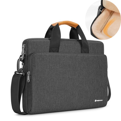 Τσάντα φορητού υπολογιστή NIDOO Χαρτοφύλακας για Macbook Pro Air 13,3 14 15,6 17,3 ιντσών Τσάντα ώμου υπολογιστή Αδιάβροχη τσάντα μεταφοράς για φορητό υπολογιστή