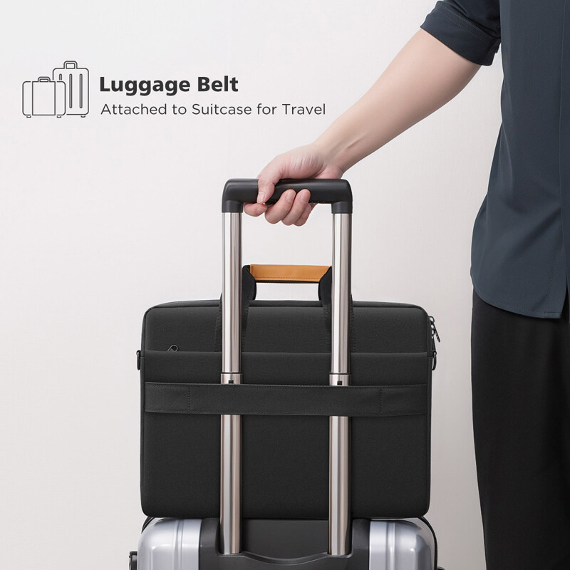 Τσάντα φορητού υπολογιστή NIDOO Χαρτοφύλακας για Macbook Pro Air 13,3 14 15,6 17,3 ιντσών Τσάντα ώμου υπολογιστή Αδιάβροχη τσάντα μεταφοράς για φορητό υπολογιστή