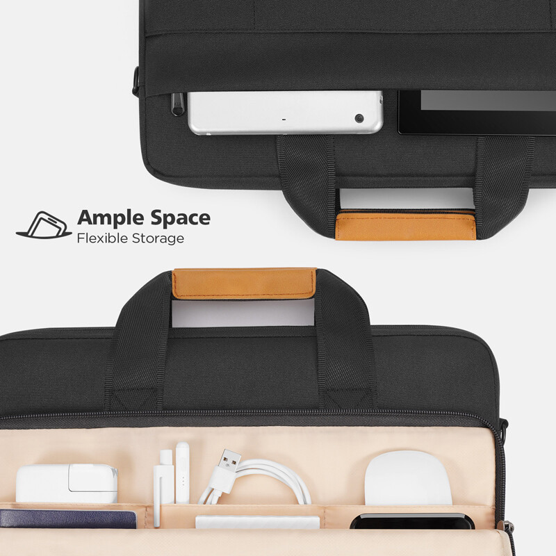 Τσάντα φορητού υπολογιστή NIDOO Χαρτοφύλακας για Macbook Pro Air 13,3 14 15,6 17,3 ιντσών Τσάντα ώμου υπολογιστή Αδιάβροχη τσάντα μεταφοράς για φορητό υπολογιστή