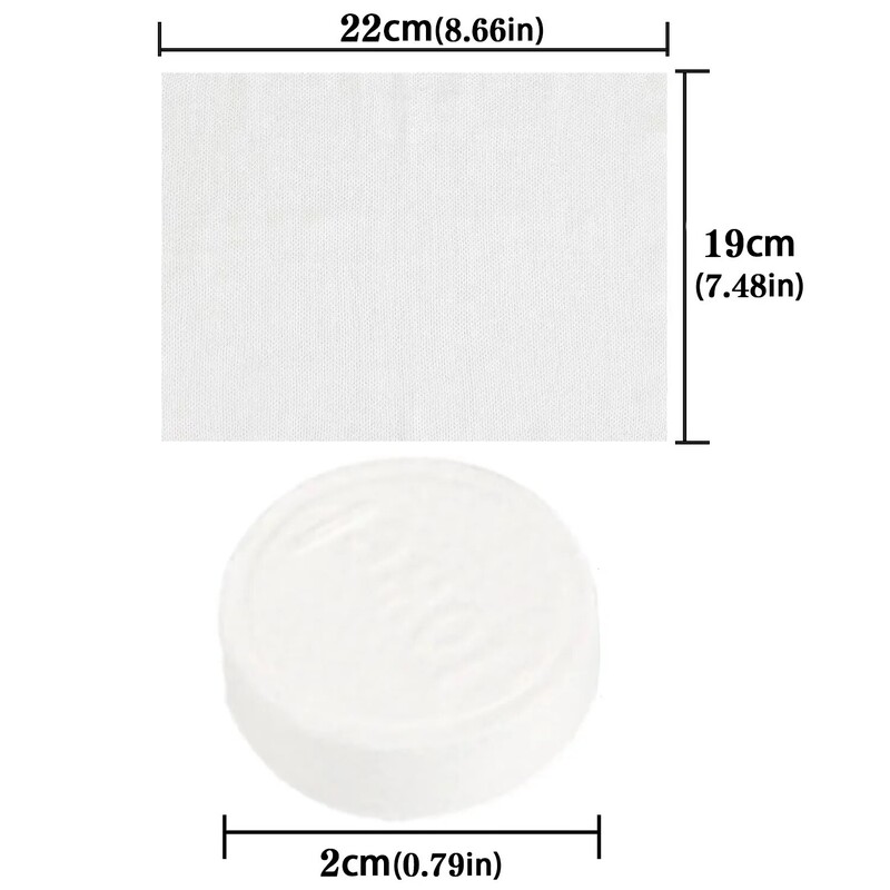 100 ks jednorazové kempingové stlačené utierky, cestovné, hotelové, prenosné utierky na umývanie tváre, savé utierky, taktické kempingové potreby