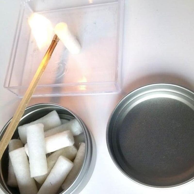 Vonkajší kempingový parafínový tampón, prežitie, zapaľovacia šnúra, štartér, prírodný nástroj, sada protipožiarnych lan, kempingové voskované vybavenie, zapaľovač H9F3