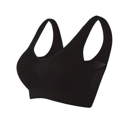 Sutien sport respirabil pentru femei Absorb transpirația rezistent la șocuri Sală de gimnastică Alergare Fitness Vest sutien fără sudură Sutien sport Yoga Lenjerie de corp