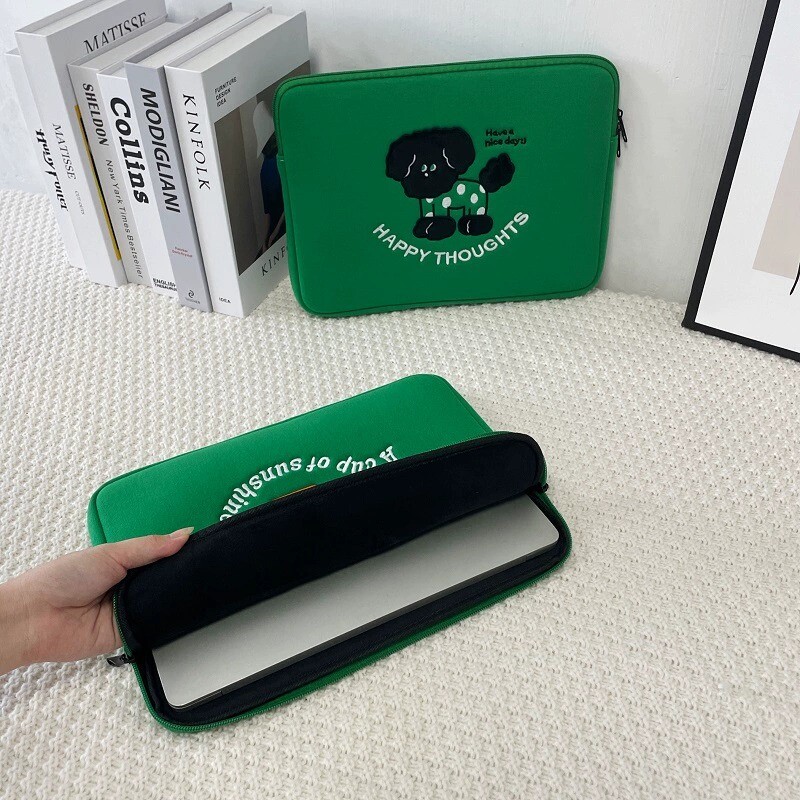 Τσάντα κορεατικής γραμμής τσάντα 13 14 15,6 ιντσών για φορητό υπολογιστή Macbook Air13.6 Pro16 ASUS Dell Lenovo Samsung HP Αντικραδασμική τσάντα φορητού υπολογιστή