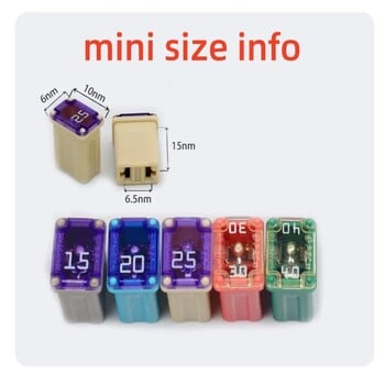 PEC Car Mini Square Long Foot Short Foot Fuse Car Square Fuse Box 120A 230A 40A 50A 60A