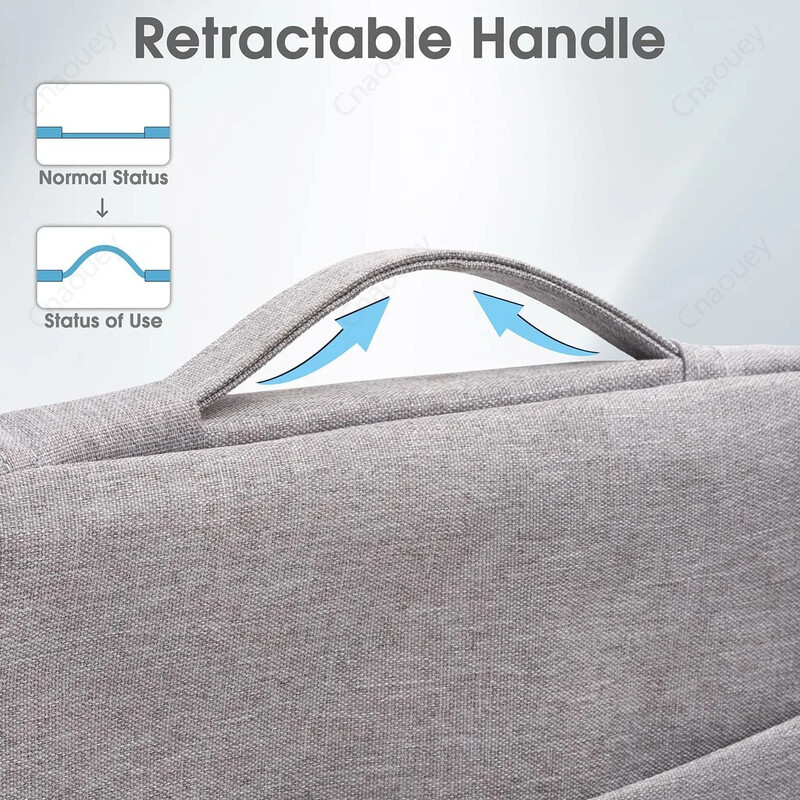 Husă de geantă pentru laptop pentru DELL 13,3" 14" 15,6" 16" Fermoar rezistent la apă Husă portabilă antișoc pentru notebook pentru DELL 12,5"