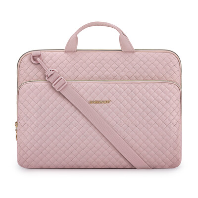 BAGSMART Husă de mână pentru laptop 13,3/14/15,6 inchi Geanta de umăr pentru computer pentru femei Serviete pentru notebook pentru Macbook Air Pro 13 14