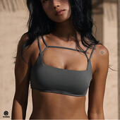 Αθλητικό σουτιέν Γυναικείου σχήματος 2024 Αναπνεύσιμο Running Crop Top Fitness Ρούχα Γιόγκα Γυμναστήριο Σουτιέν με επένδυση σούπερ αθλητικό σουτιέν Μπλούζες υψηλής πρόσκρουσης