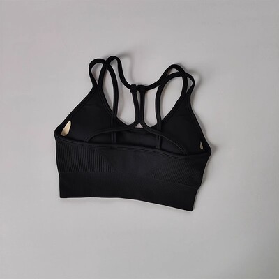 Dámska priedušná športová podprsenka odolná proti nárazom, fitness topy, crop top, podprsenka s push-up efektom, športové podprsenky do posilňovne, top na cvičenie, bezšvová podprsenka na jogu