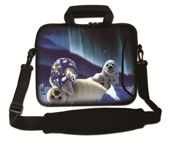 Neoprénová taška na notebook cez rameno pre Macbook Air/Pro/Hp/Asus/XiaoMi 13,3 10, 14, 15, 15,6 17"