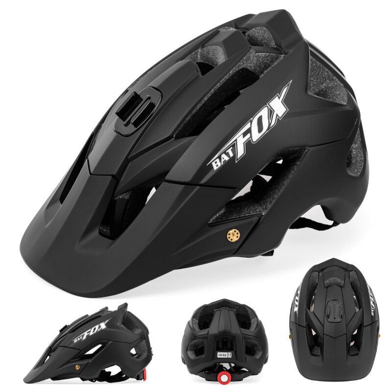 Cyklistická prilba BAT FOX pre mužov a ženy, horský bicykel, terénny bicykel, odnímateľný rekordér, outdoorová cyklistická prilba