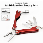 Instrument multifuncțional în aer liber pentru camping, portabil, din oțel inoxidabil, unelte multifuncționale pliabile, pentru supraviețuire de urgență, clește cuțit