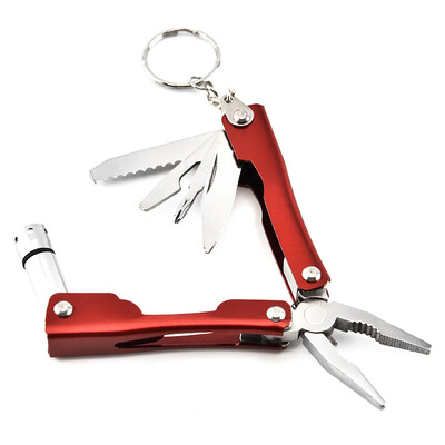 Instrument multifuncțional în aer liber pentru camping, portabil, din oțel inoxidabil, unelte multifuncționale pliabile, pentru supraviețuire de urgență, clește cuțit