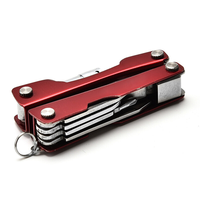 Instrument multifuncțional în aer liber pentru camping, portabil, din oțel inoxidabil, unelte multifuncționale pliabile, pentru supraviețuire de urgență, clește cuțit