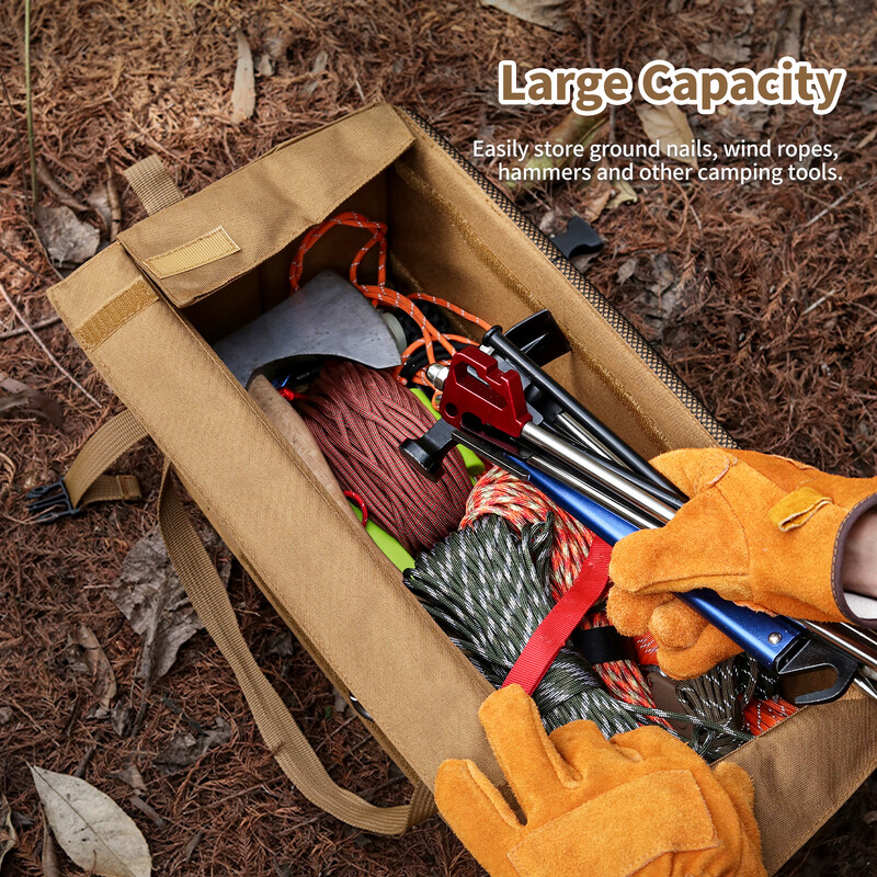 Τσάντα αποθήκευσης πολλαπλών εμπορευματοκιβωτίων Stakes Outdoor Camping Ten Stakes Hammer για σφυριά σκηνών πεζοπορίας