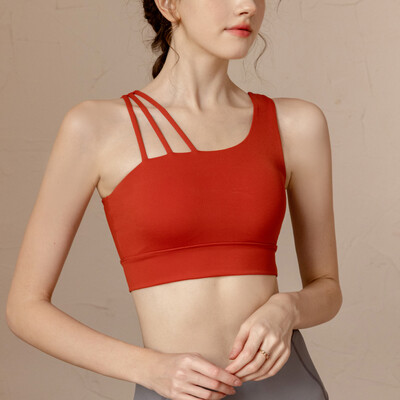 podprsenky na jogu slim vysoko elastický nylon spandex