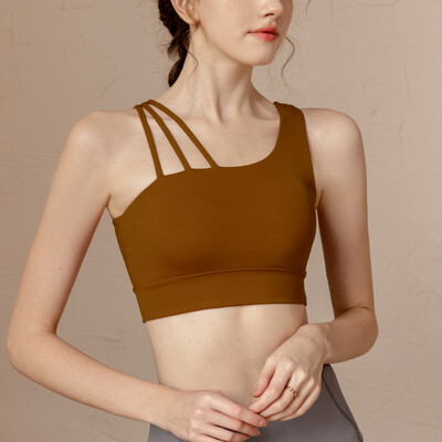 podprsenky na jogu slim vysoko elastický nylon spandex