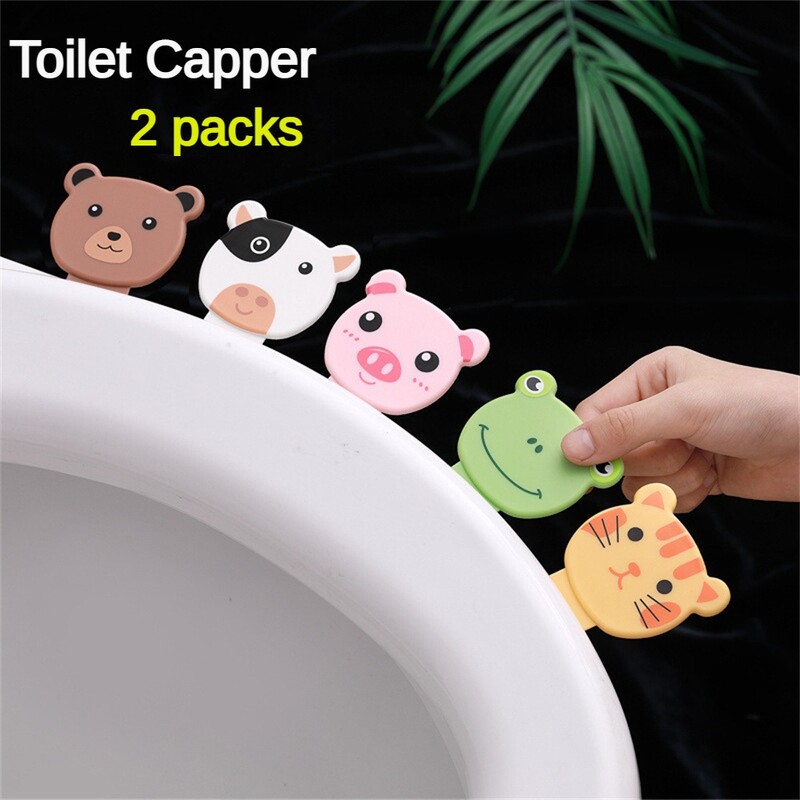 Tualeto sėdynės keltuvas Cartoon Tualeto sėdynės keltuvas Tualeto keltuvas WC priedai Tualeto dangčio rankena Puodo sėdynės keltuvas Nešiojamas