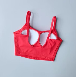 Μικρό γιλέκο σφεντόνα Ενσωματωμένο Σταθερό Gathering Αθλητικά Εσώρουχα Γυναικείο Σουτιέν Beauty Back Training Fitness σουτιέν Καλοκαιρινό κοστούμι