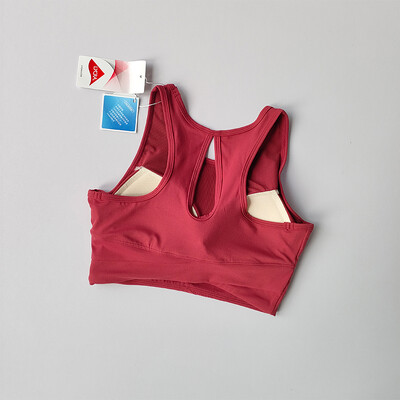Dámska bezšvová športová podprsenka, letná telová kolekcia, fitness podprsenka na prsia, integrovaný pevný rýchloschnúci chrbát, tielko na jogu