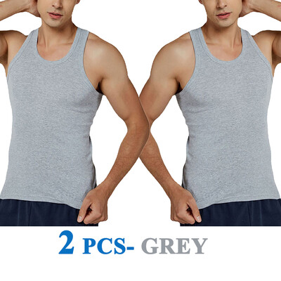 Pánske tielko, 100% bavlnené bežecké tielko, fitness a športové oblečenie, tenké farebné, outdoorové, ležérne, darčekové, 7 farieb