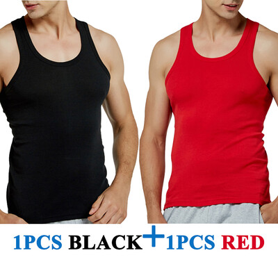 Pánske tielko, 100% bavlnené bežecké tielko, fitness a športové oblečenie, tenké farebné, outdoorové, ležérne, darčekové, 7 farieb