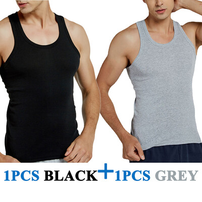 Pánske tielko, 100% bavlnené bežecké tielko, fitness a športové oblečenie, tenké farebné, outdoorové, ležérne, darčekové, 7 farieb