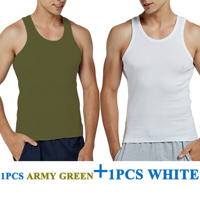 Pánske tielko, 100% bavlnené bežecké tielko, fitness a športové oblečenie, tenké farebné, outdoorové, ležérne, darčekové, 7 farieb