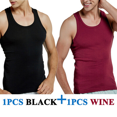 Pánske tielko, 100% bavlnené bežecké tielko, fitness a športové oblečenie, tenké farebné, outdoorové, ležérne, darčekové, 7 farieb