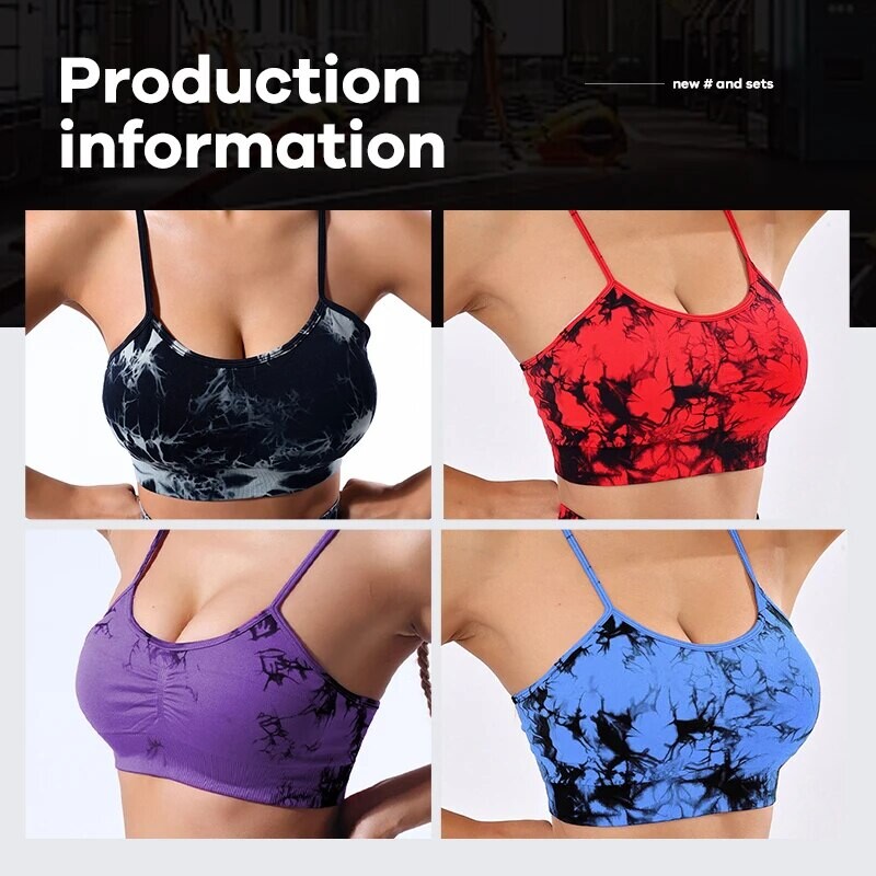 Γραβάτα Βαμμένο Seamless Suspender Γιλέκο Γυναικείο Γιόγκα Γυμναστήριο Sports Top Running Γιλέκο Γυναικείο σουτιέν χωρίς μαξιλαράκι σουτιέν