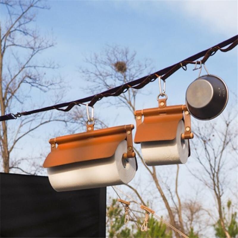 Audinių laikiklis sieninis odinis dirželis rankšluosčių laikiklis kabliukas tualetinio popieriaus laikiklis kempingo sieninio laikiklio virtuvės vonios rankšluosčių laikiklio pakabos