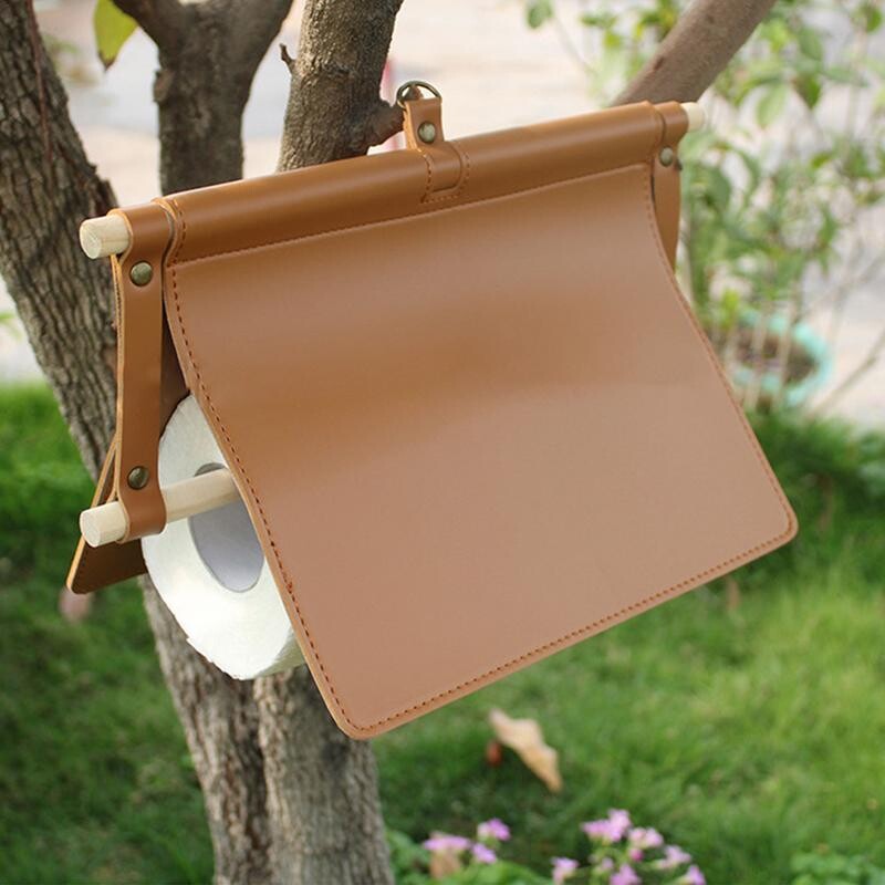 Audinių laikiklis sieninis odinis dirželis rankšluosčių laikiklis kabliukas tualetinio popieriaus laikiklis kempingo sieninio laikiklio virtuvės vonios rankšluosčių laikiklio pakabos