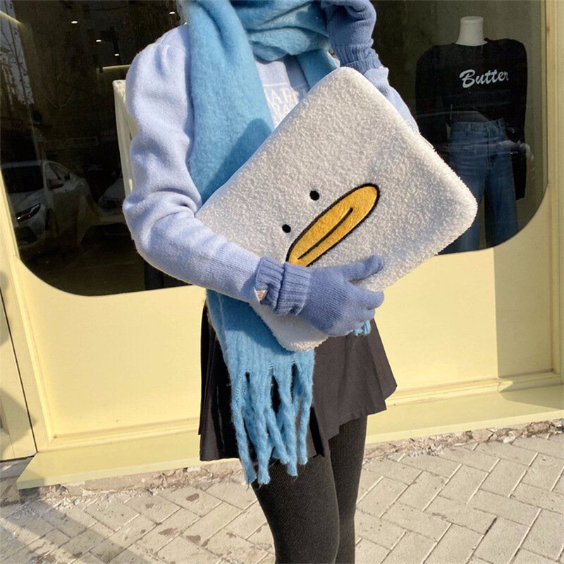 Γυναικεία χαριτωμένη θήκη για φορητό υπολογιστή, προστατευτική τσάντα 11 12 13,6 14 15,6 ιντσών για φορητό υπολογιστή με φερμουάρ για Ipad Macbook HP