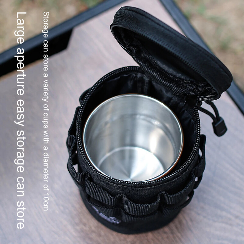 Camping Cup Organizer Τσάντα αποθήκευσης μπουκαλιού νερού Φορητή τσάντα αποθήκευσης για υπαίθριο ταξίδι Κάμπινγκ μπάρμπεκιου πικνίκ