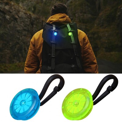 Μίνι Led Hook Light Σακίδιο πλάτης Φωτεινό φως αναπνοής για κατοικίδια Εξωτερικά αθλητικά που αναβοσβήνουν Προειδοποιητικό φως φερμουάρ Εργαλεία εξοπλισμού κάμπινγκ