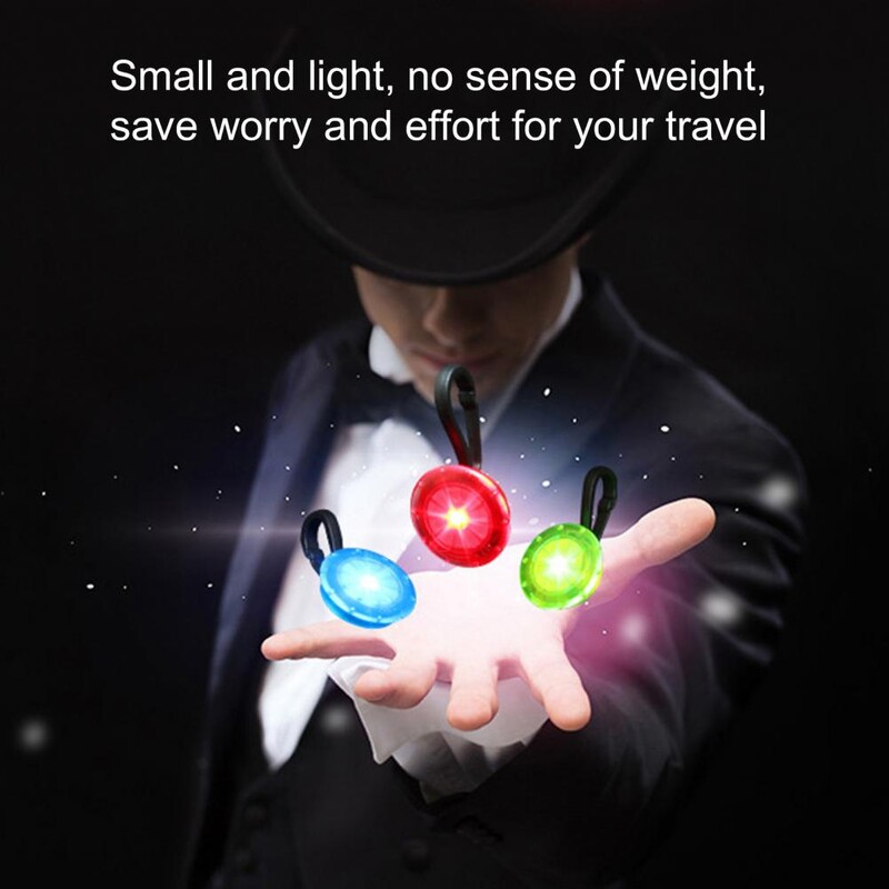 Mini LED háčikové svetlo na batoh, svetelné dýchacie svetlo pre domáce zvieratá, vonkajšie športy, blikajúce výstražné svetlo na zips, kempingové vybavenie a náradie