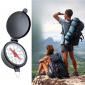Nešiojamas kompasas lauko stovyklavimo žygiams sulankstomas objektyvas, didelio tikslumo išgyvenimo kompasas, skirtas kelionių ekspedicijos navigacijos įrankiui