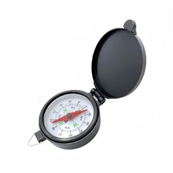 Portable Compass Outdoor Camping Πεζοπορία Πτυσσόμενος φακός Survival Compass For Travel Expedition Εργαλείο πλοήγησης