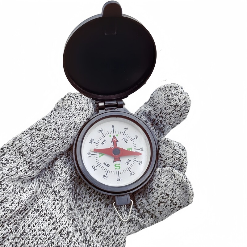 Nešiojamas kompasas lauko stovyklavimo žygiams sulankstomas objektyvas, didelio tikslumo išgyvenimo kompasas, skirtas kelionių ekspedicijos navigacijos įrankiui