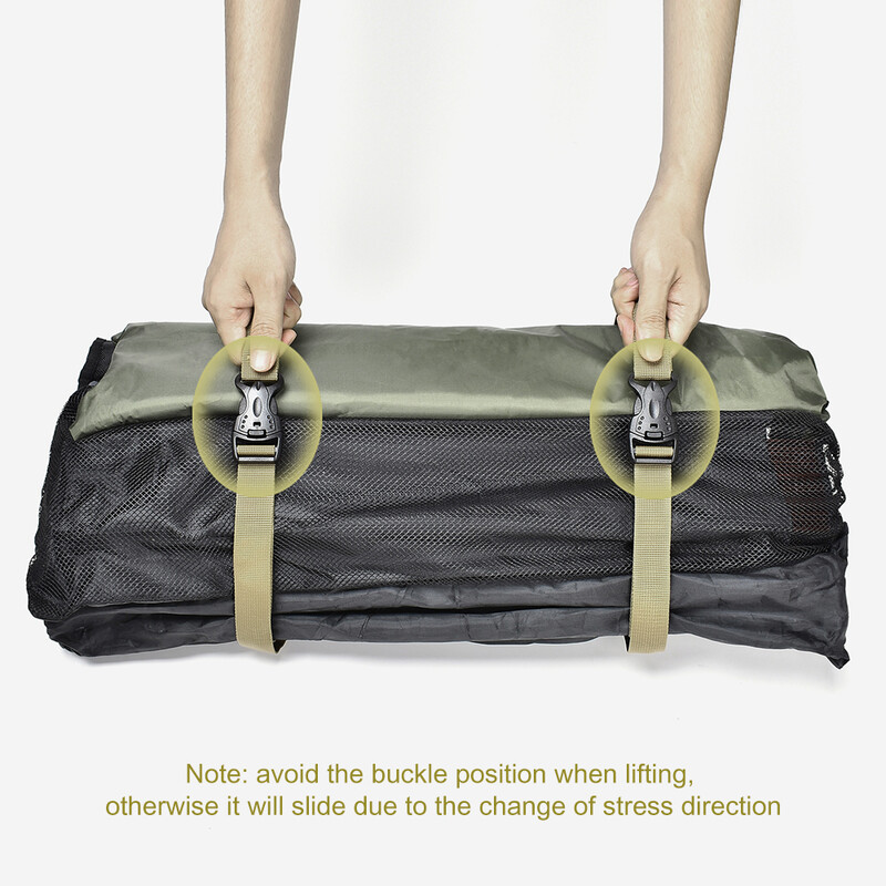 Curea cu cataramă pentru bagaje de călătorie, reglabilă în aer liber pentru depozitare a încărcăturii