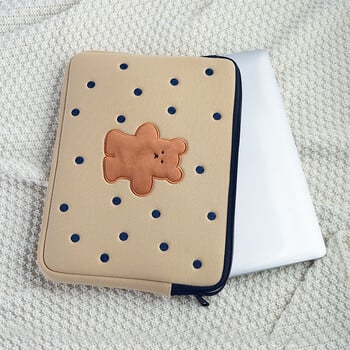 Чанта за лаптоп Cute Bear Калъф за Macbook Air Pro13.3/13.6/14/15/15.6/16 инча IPad11 Корейска чанта за лаптоп Kawaii