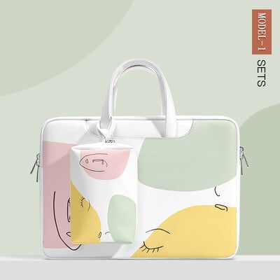 Τσάντα φορητού υπολογιστή 13.3 15.6 14 ιντσών Αδιάβροχη θήκη τσάντας φορητού υπολογιστή για θήκη Macbook M1 Air Pro 13 15 Χαρτοφύλακας Huawei Shoulder Handbag