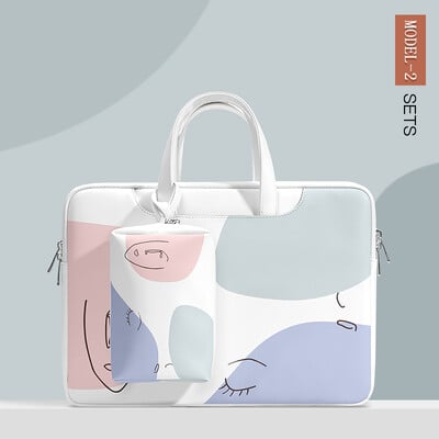 Τσάντα φορητού υπολογιστή 13.3 15.6 14 ιντσών Αδιάβροχη θήκη τσάντας φορητού υπολογιστή για θήκη Macbook M1 Air Pro 13 15 Χαρτοφύλακας Huawei Shoulder Handbag