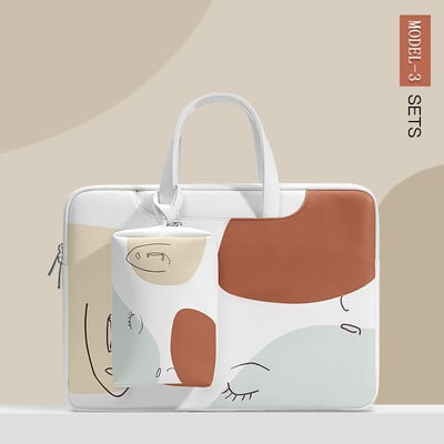 Τσάντα φορητού υπολογιστή 13.3 15.6 14 ιντσών Αδιάβροχη θήκη τσάντας φορητού υπολογιστή για θήκη Macbook M1 Air Pro 13 15 Χαρτοφύλακας Huawei Shoulder Handbag