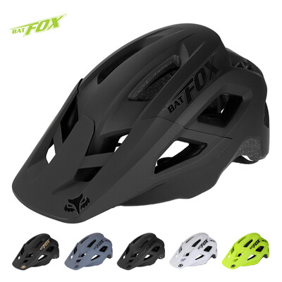 BATFOX Mtb Каска Колоездене Велосипедна каска Integrally-molded capacete fox casco bicicleta mtb Mountain Bike аксесоари